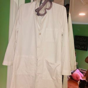 Lab coat and goggles